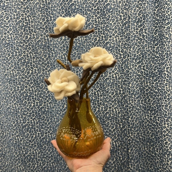 By Anthropologie Vivi Glass Bud Vase in Gold - Picture 2 of 13